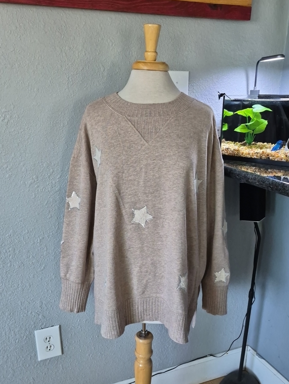 Maurices Star-Accent Sweater | Size 2X